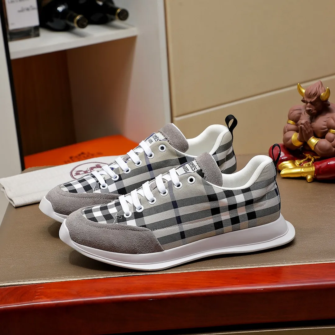 Men's shoes 💰400💰【HERMES】hot-selling men's shoes counter original items! The world's top brands...Luxury quality...//Fashion and high-end footwear 👍💪🏻...give you a low-key luxury comfort experience👍. The upper is made of pure Italian imported first-layer cowhide... 🐑 Leather lining..., comfortable and breathable, high-end and classy... luxurious and noble!! .. OEM factory shipment [Hug] stall.. Original plate. color, code number 38--44